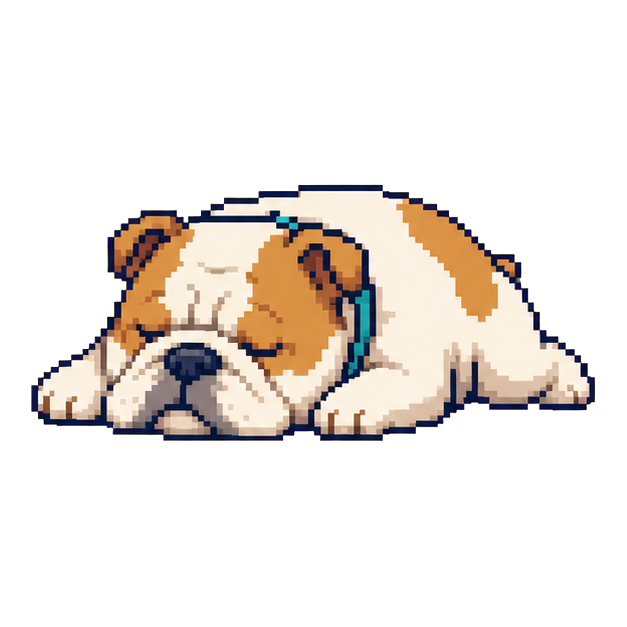 Bulldog descansando